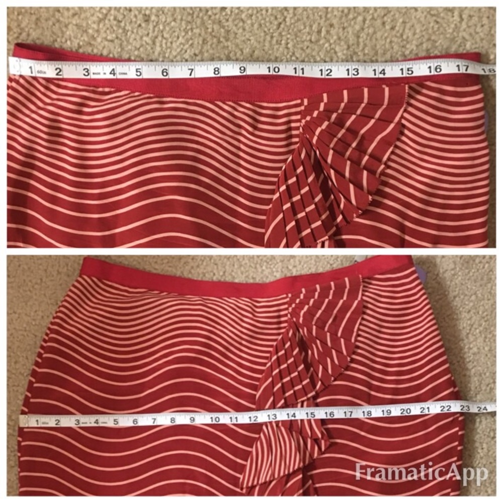 ❇ NWOT ❇ TORY BURCH Opalina Flamenco Ruffle Skirt, Size 14 - Picture 7 of 8